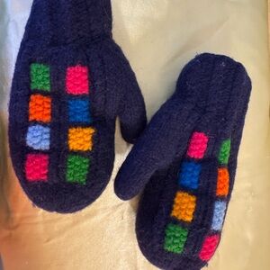Colorful Knit Mittens